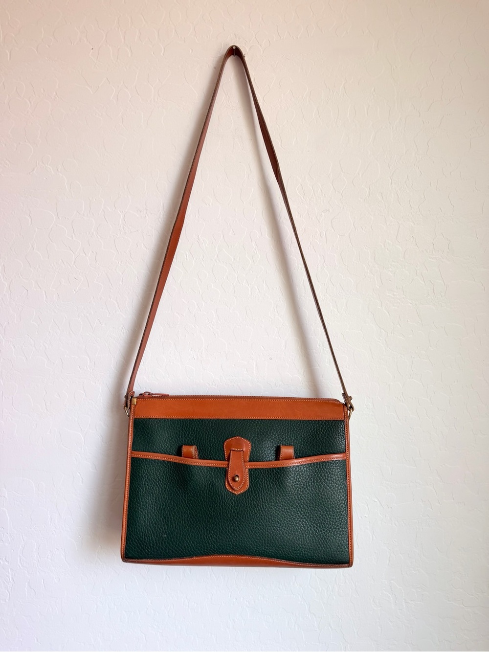 Vintage Dooney & Bourke AWL Satchel Crossbody Bag - Picture 13 of 14
